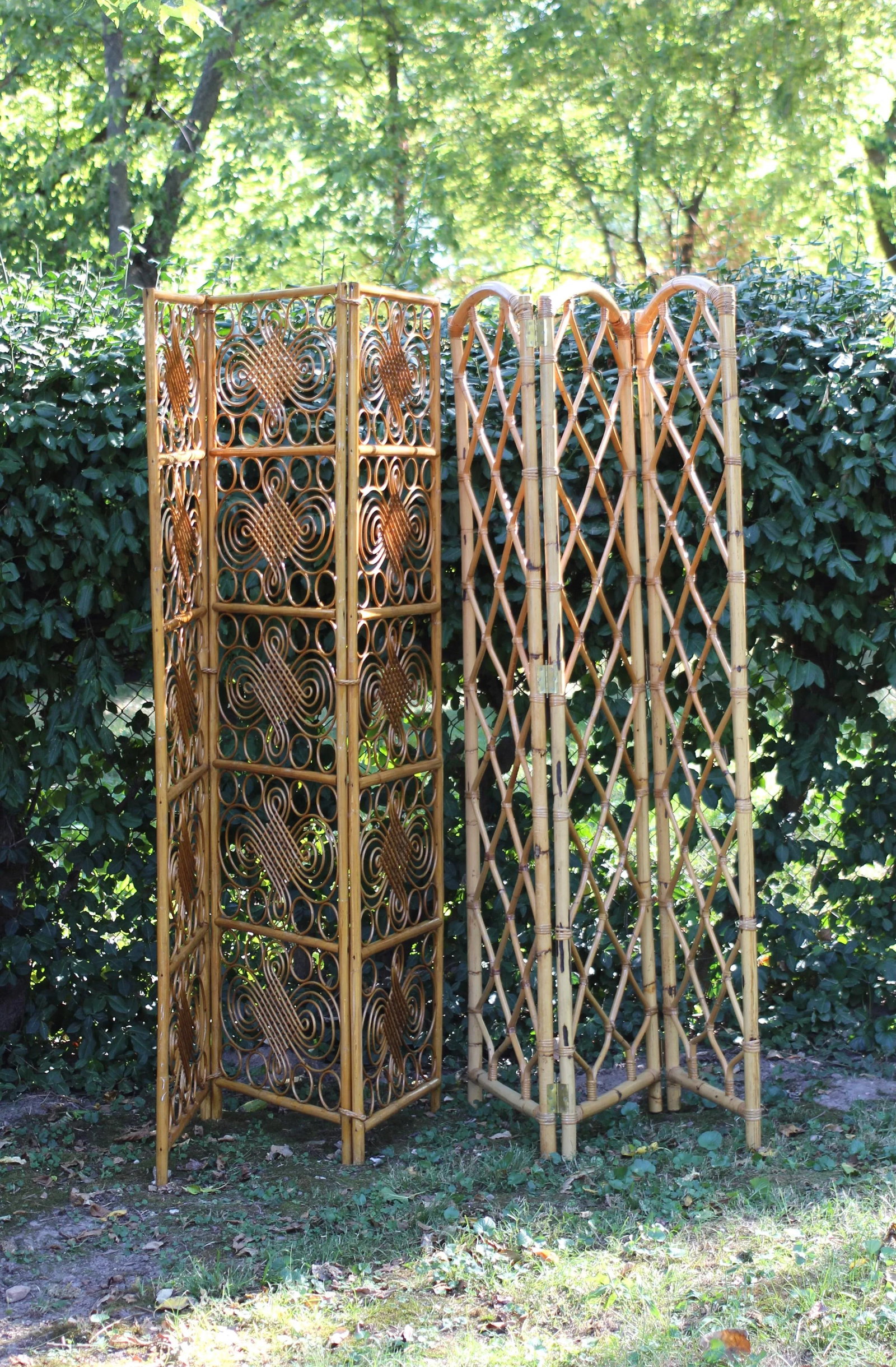 1970s Bamboo Screen or Divider - 2