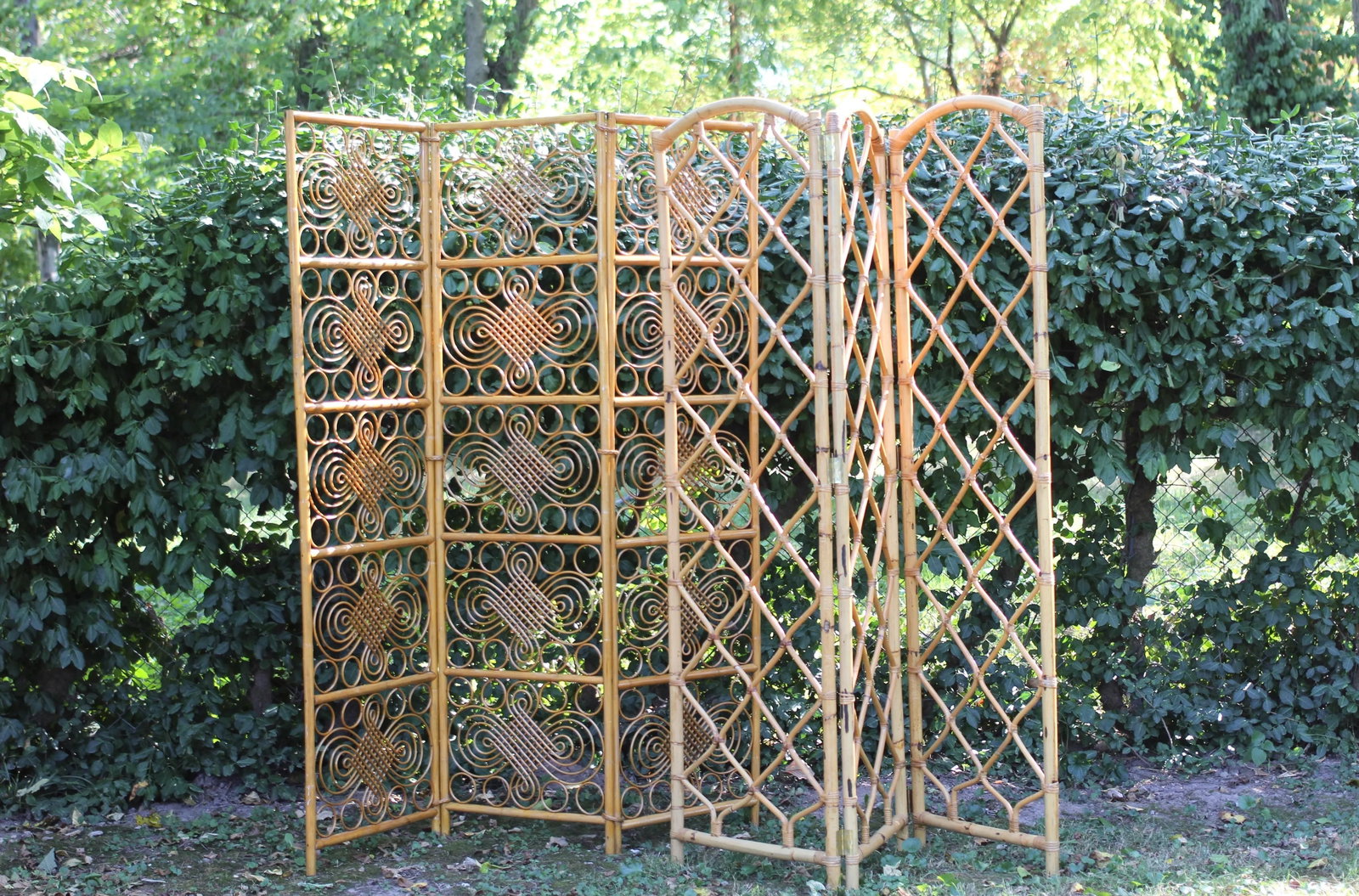 1970s Bamboo Screen or Divider - 9
