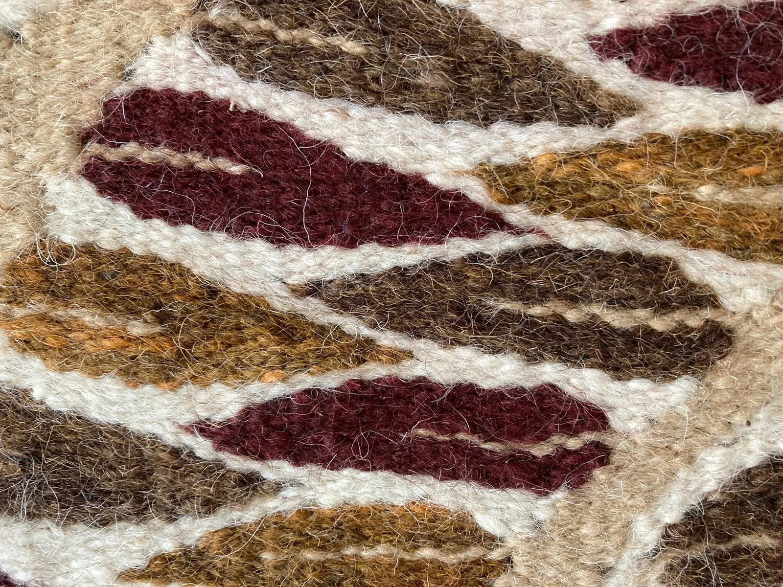 Mid Century Wool Tree of Life Tapestry - 6