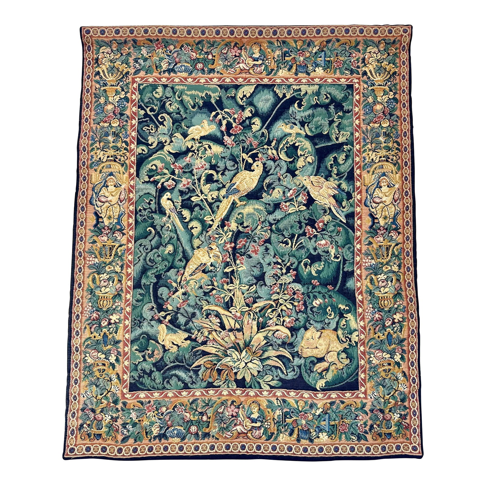Wall Tapestry by Corona Decor | Peacocks in Forest (1 of 6)