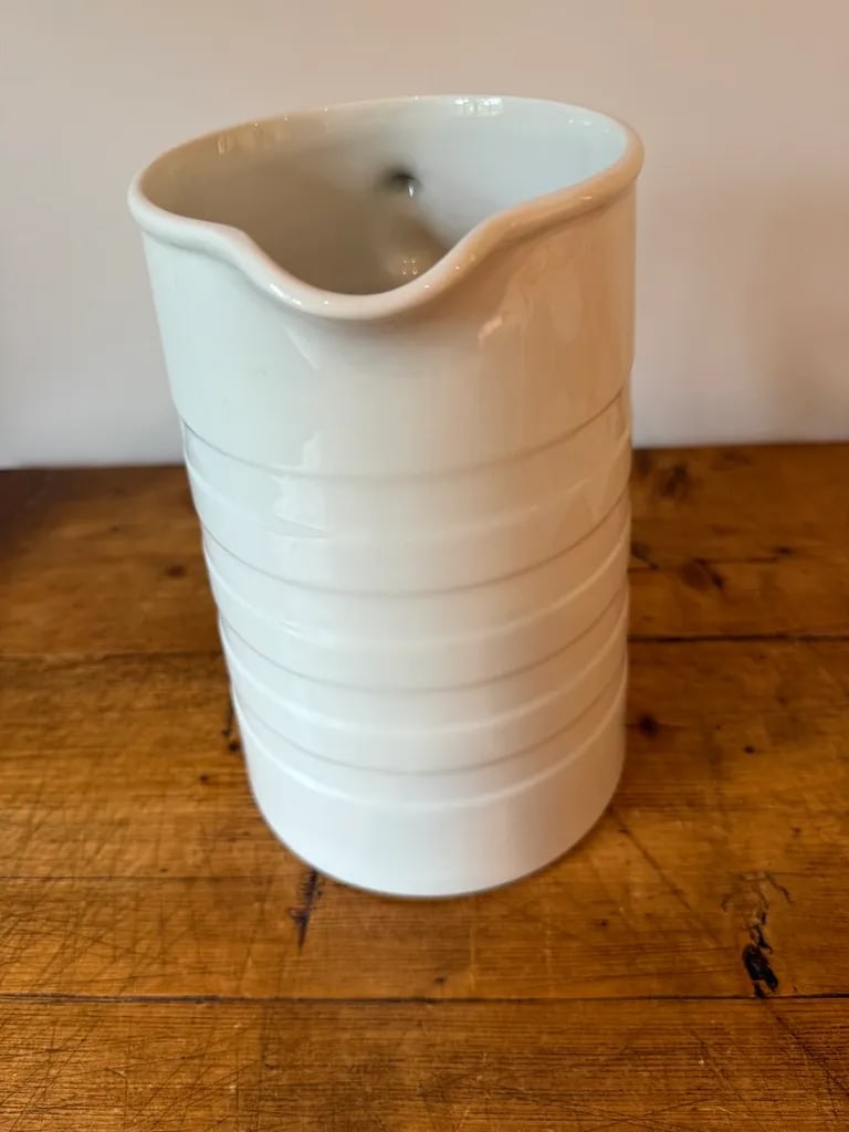 Late 20th Century Ralph Lauren Ironstone Pitcher Vase, Made in England - 3