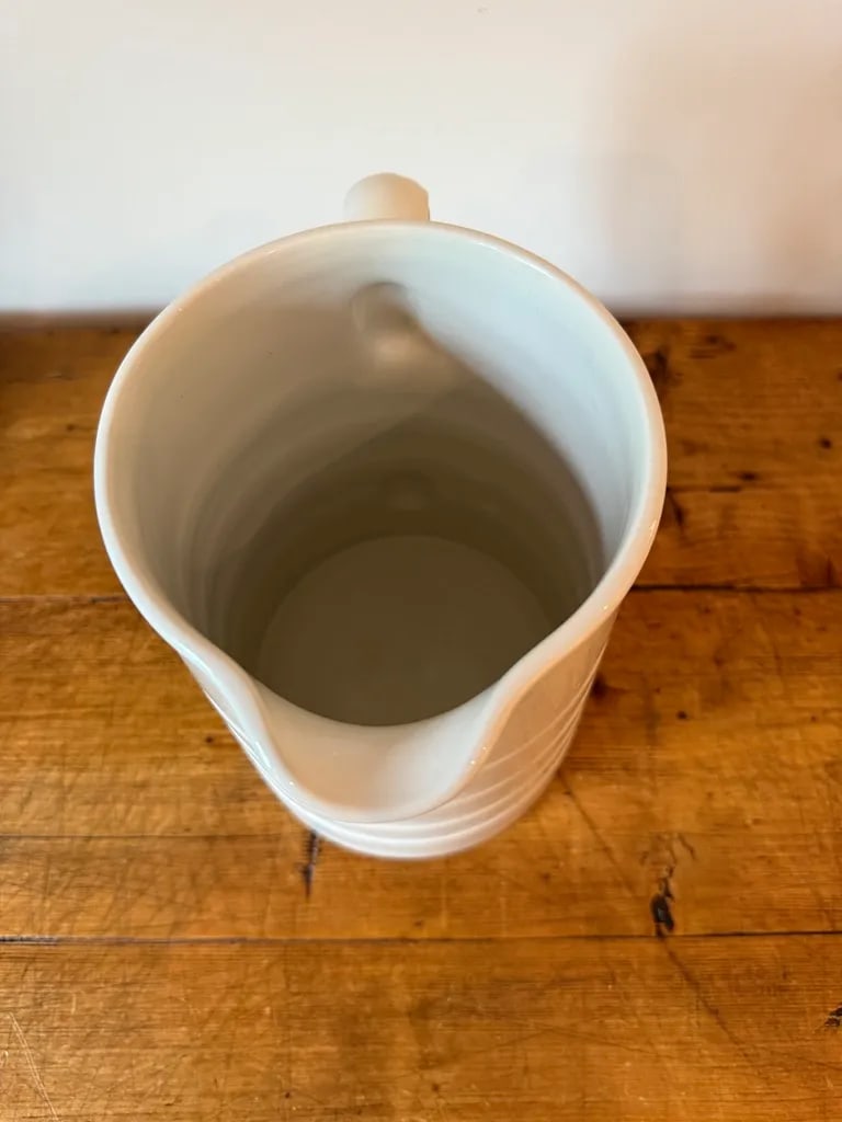 Late 20th Century Ralph Lauren Ironstone Pitcher Vase, Made in England - 4