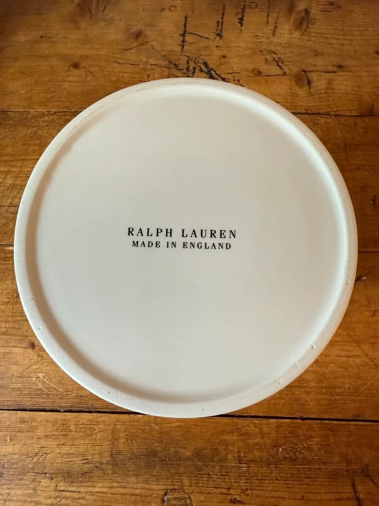 Late 20th Century Ralph Lauren Ironstone Pitcher Vase, Made in England - 6