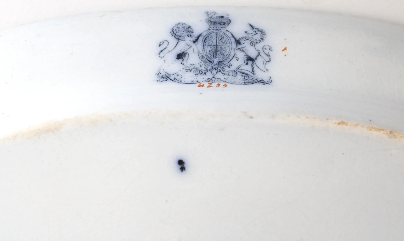 19th C. Staffordshire Ironstone Chinoiserie Platter Birds - 3