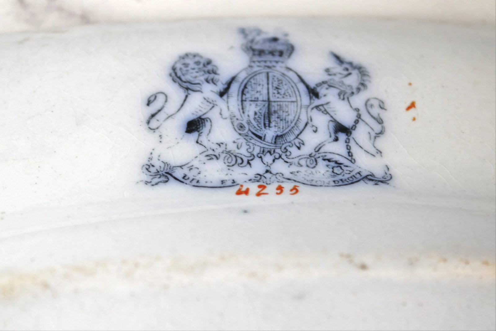 19th C. Staffordshire Ironstone Chinoiserie Platter Birds - 4