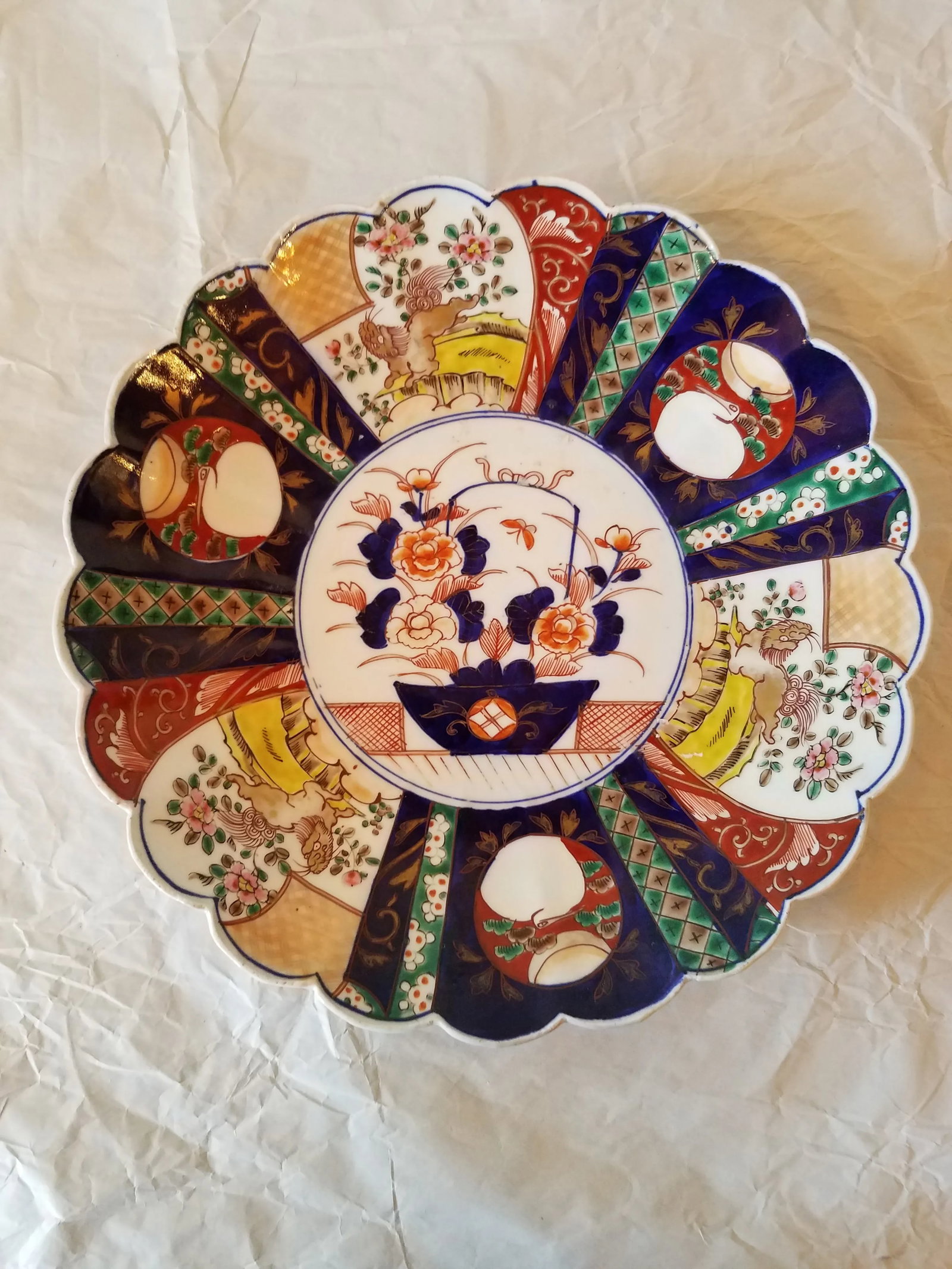 Antique Late 19th Century Imari Porcelain Plate - 13