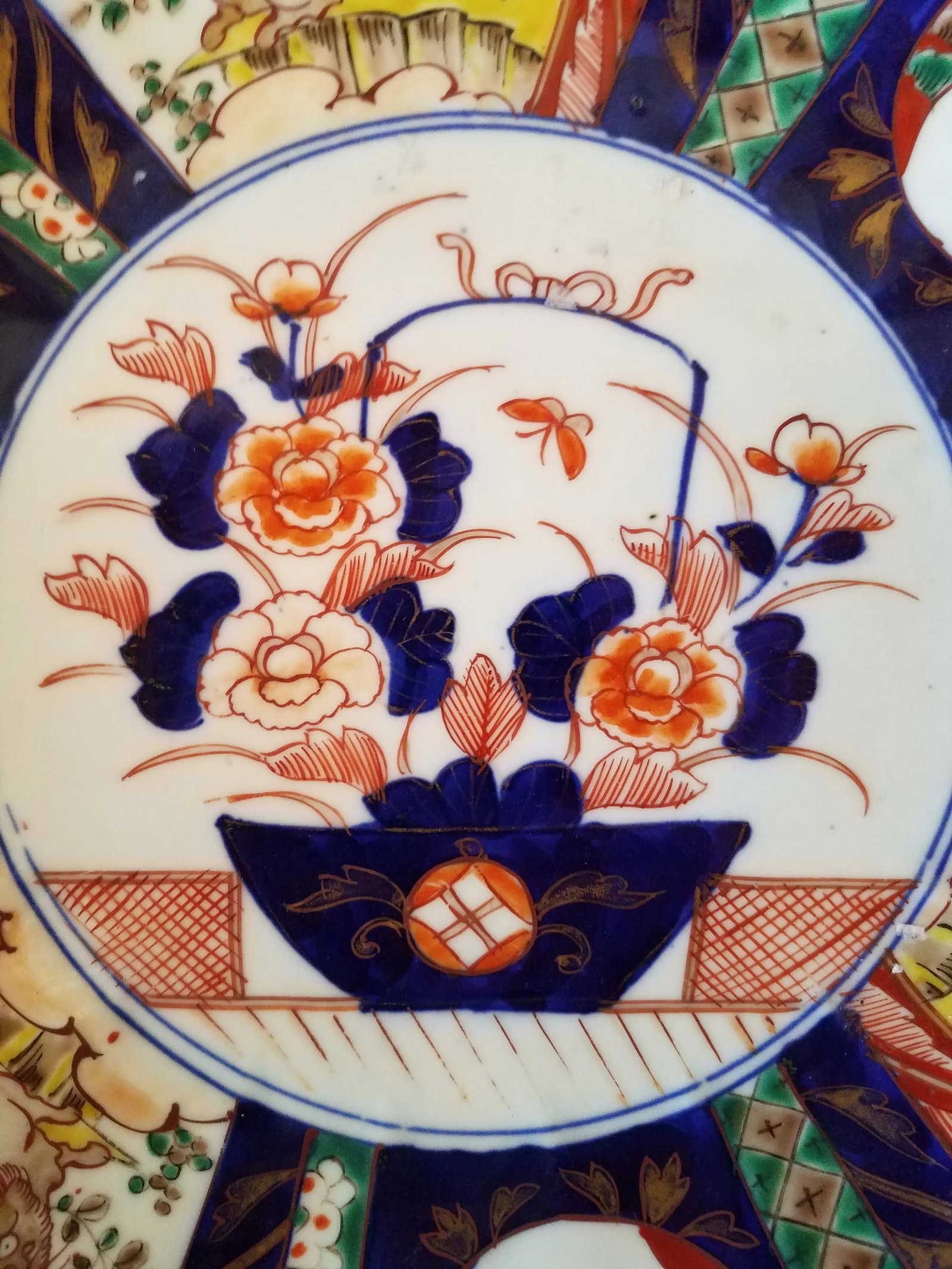 Antique Late 19th Century Imari Porcelain Plate - 4