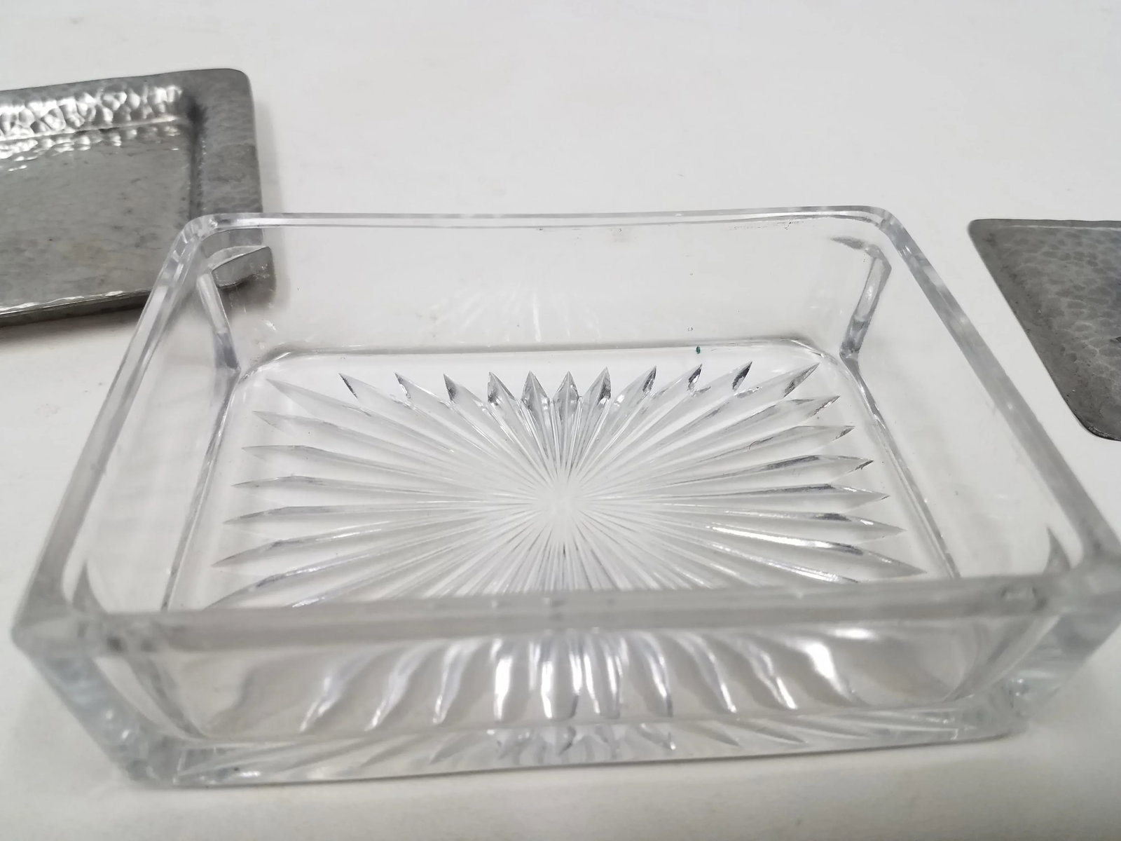 Antique English Pewter Sardine Dish - Circa 19th Century - 8