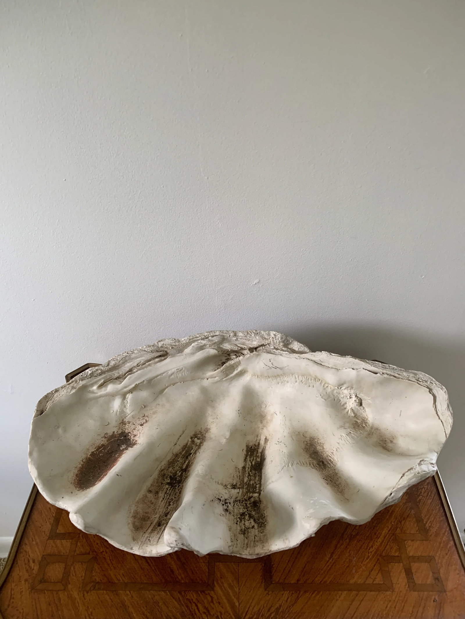 Mid 20th Century Giant Faux Clam Shell - 2