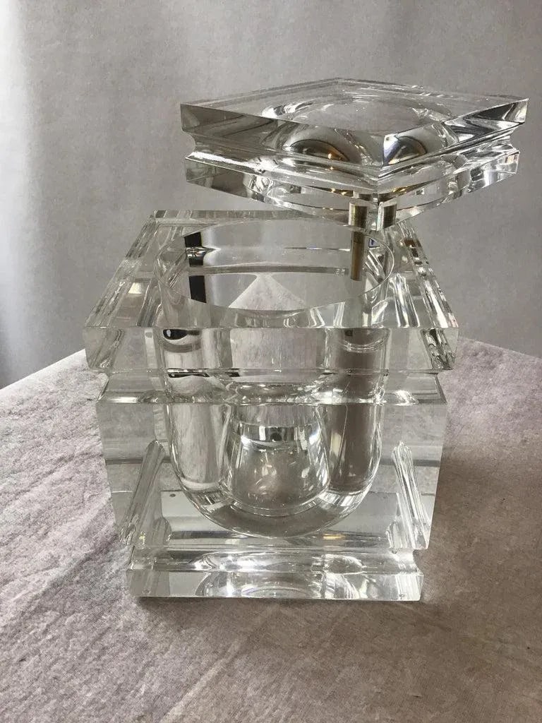1980s Lucite Box / Ice Bucket - 10
