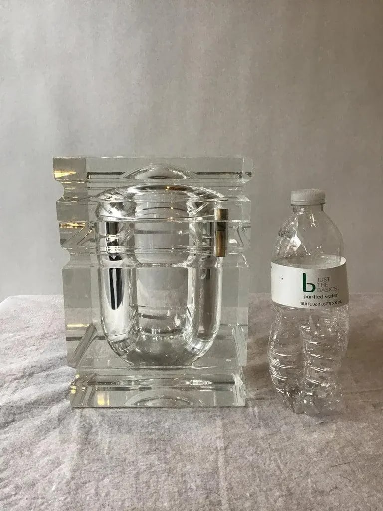 1980s Lucite Box / Ice Bucket - 4