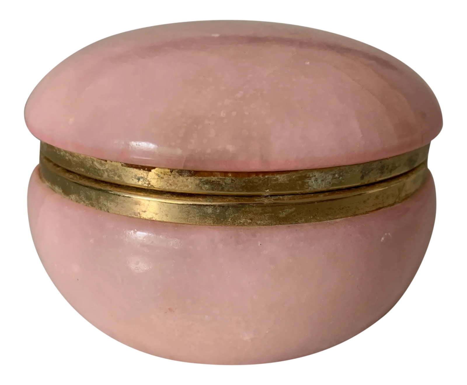 Vintage Italian Handcrafted Alabaster Box: Gorgeous vintage box, genuine alabaster, handcrafted, made in Italy Condition: Alterations: Original Condition Unaltered Imperfections: Some Imperfections Condition Notes: Natural wear Materials