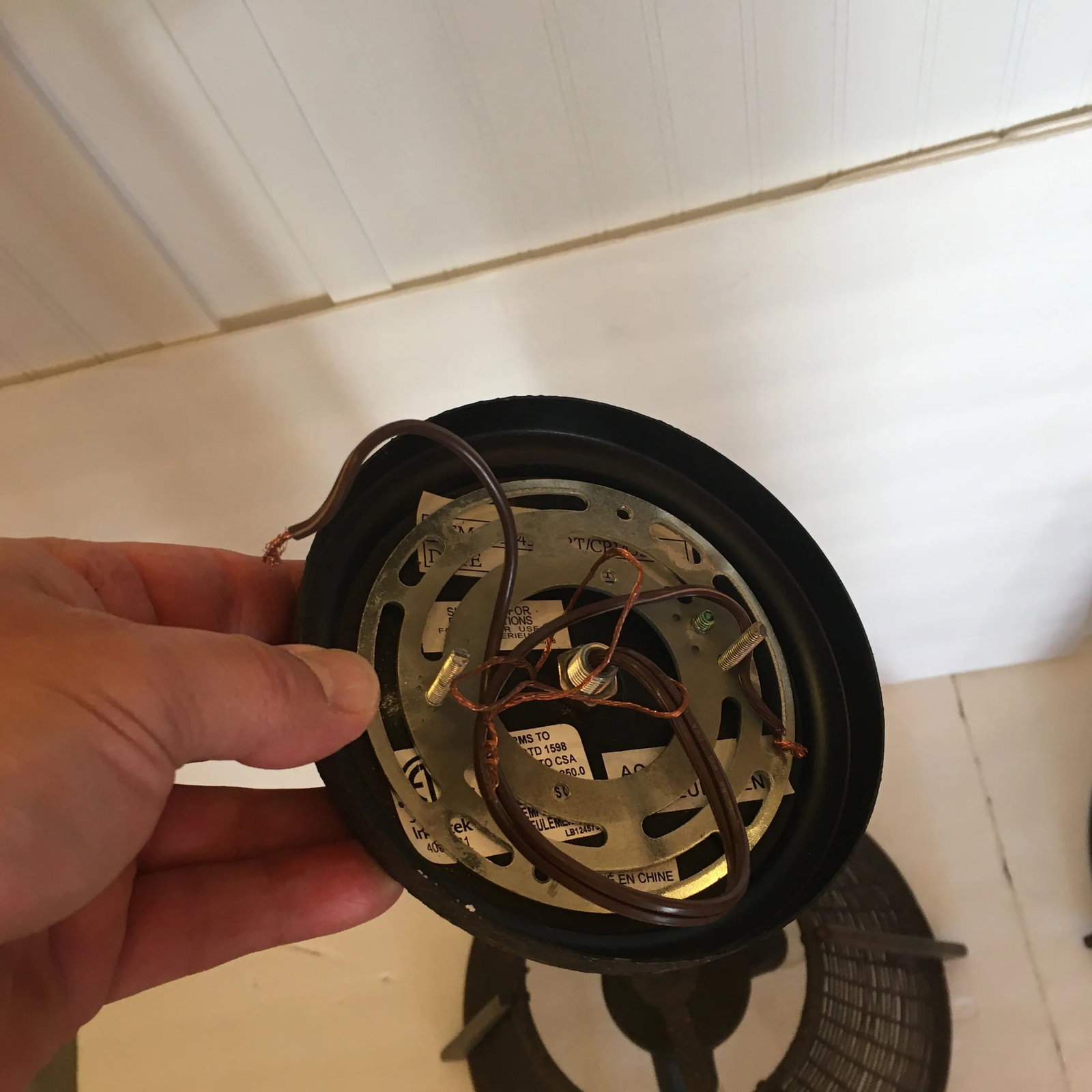 Metal Industrial Hanging Light Fixtures - a Pair - 10