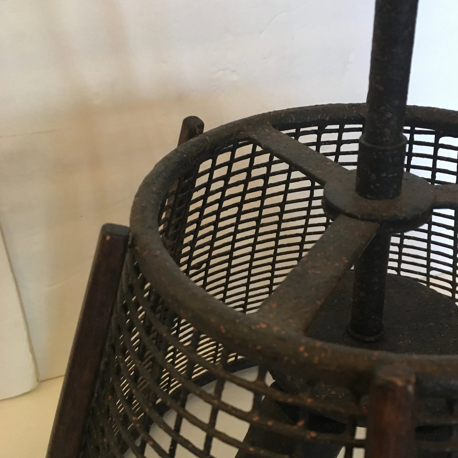 Metal Industrial Hanging Light Fixtures - a Pair - 5