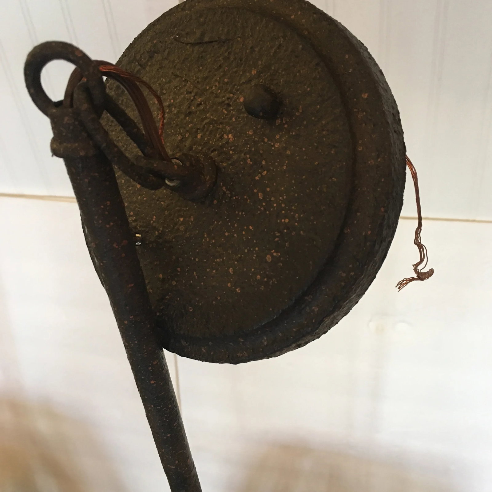 Metal Industrial Hanging Light Fixtures - a Pair - 6