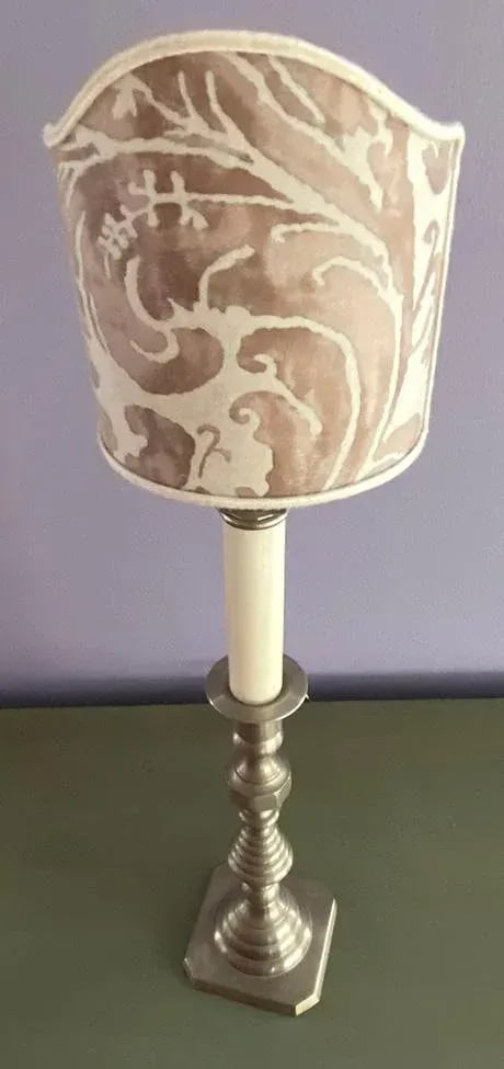 Pair of Fortuny Wall Sconce Lamps Shades - 2