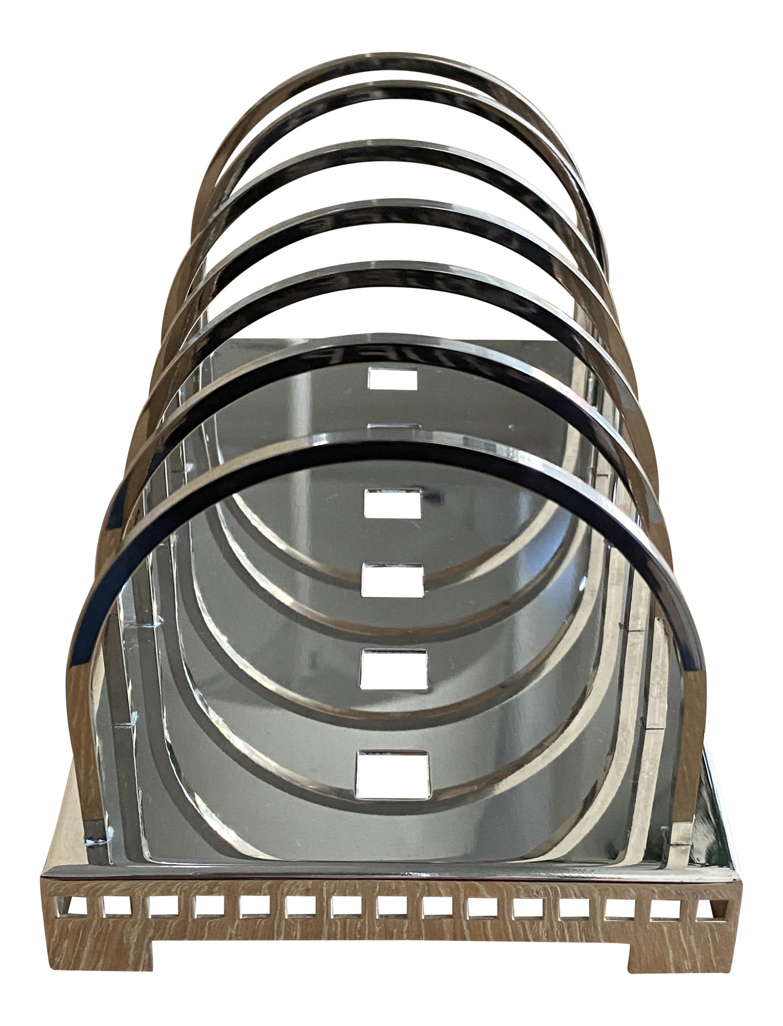 1980's Postmodern Silver Letter Holder by Richard Meier for Swid Powell (1 of 13)
