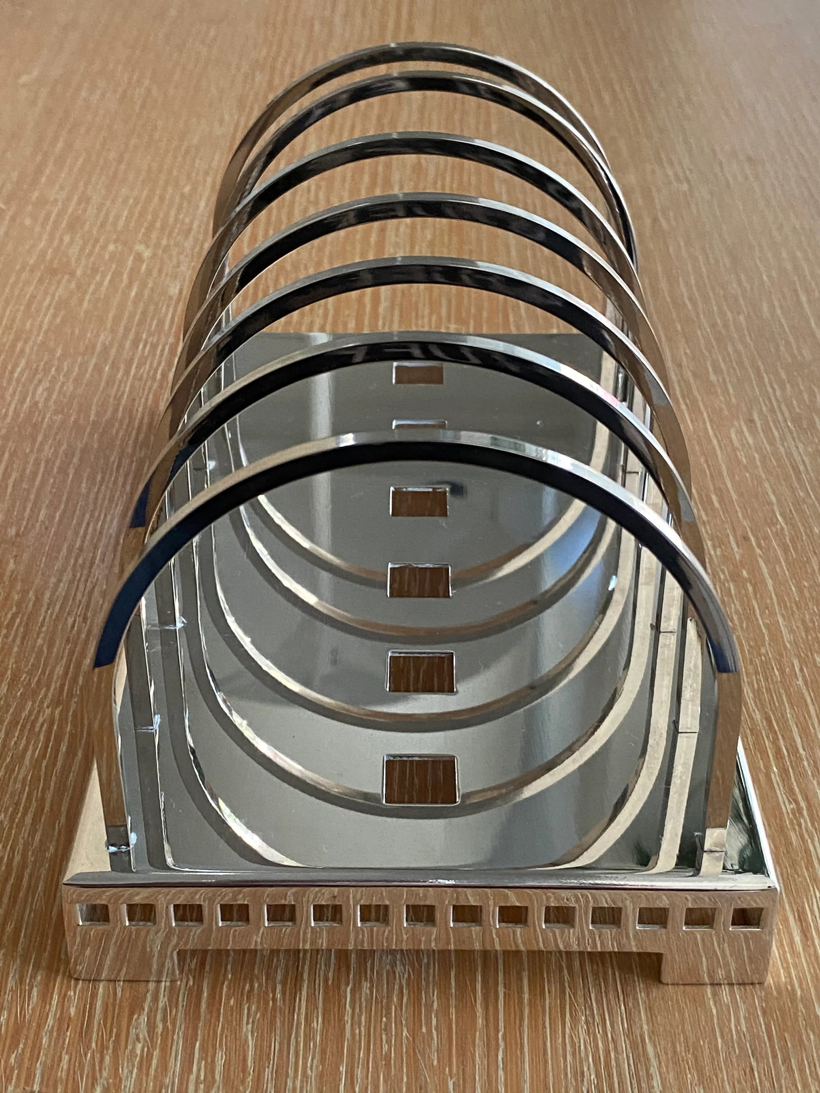 1980's Postmodern Silver Letter Holder by Richard Meier for Swid Powell - 9