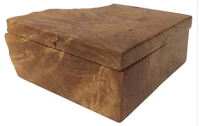 Michael Elkan Burl Wood Box - 3
