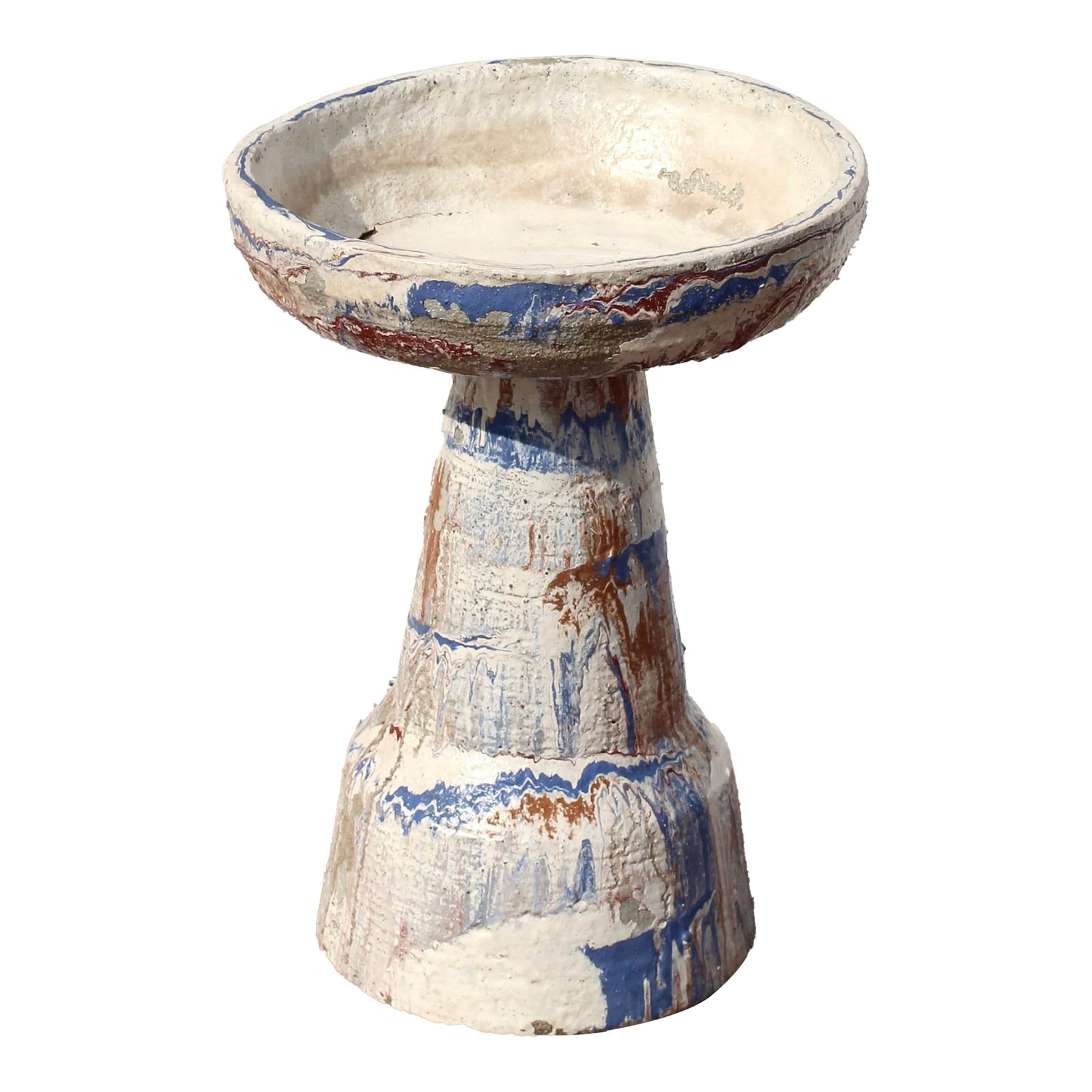 1930s Ozark Roadside Pottery Bird Bath (1 of 12)