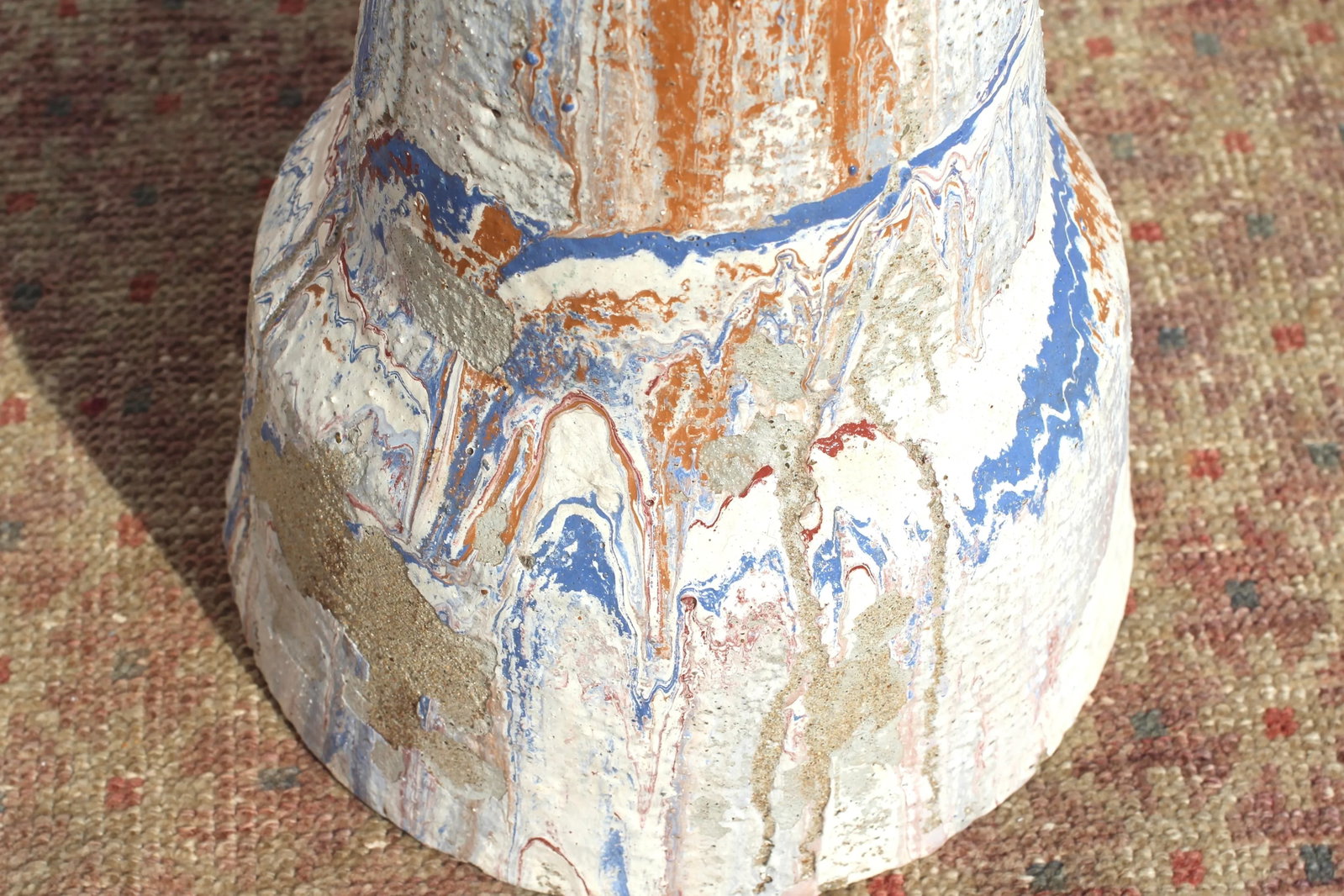 1930s Ozark Roadside Pottery Bird Bath - 3
