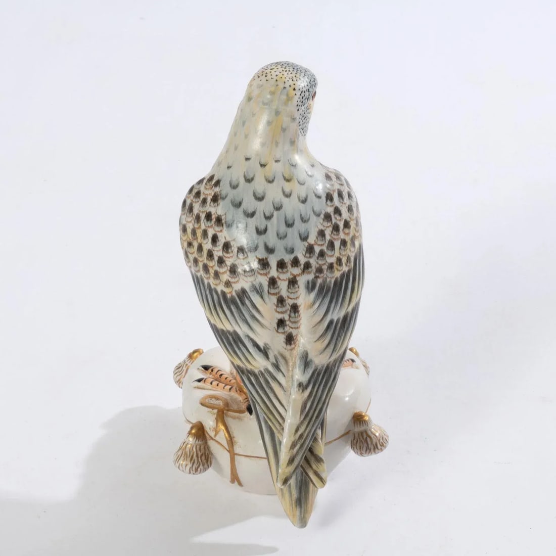 Mottahedeh Porcelain Falcon on Pillow - 4
