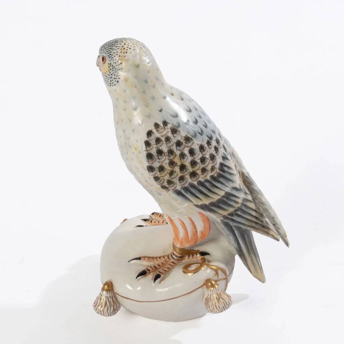 Mottahedeh Porcelain Falcon on Pillow - 5