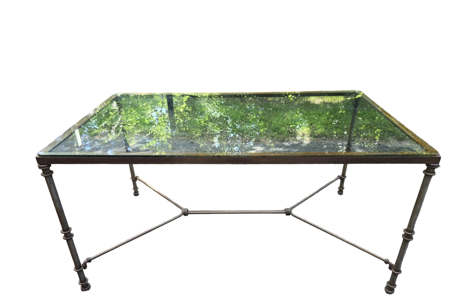 Late 20th Century Giacometti Inspired Wrought Iron Dining Table & 6 Chairs - 7