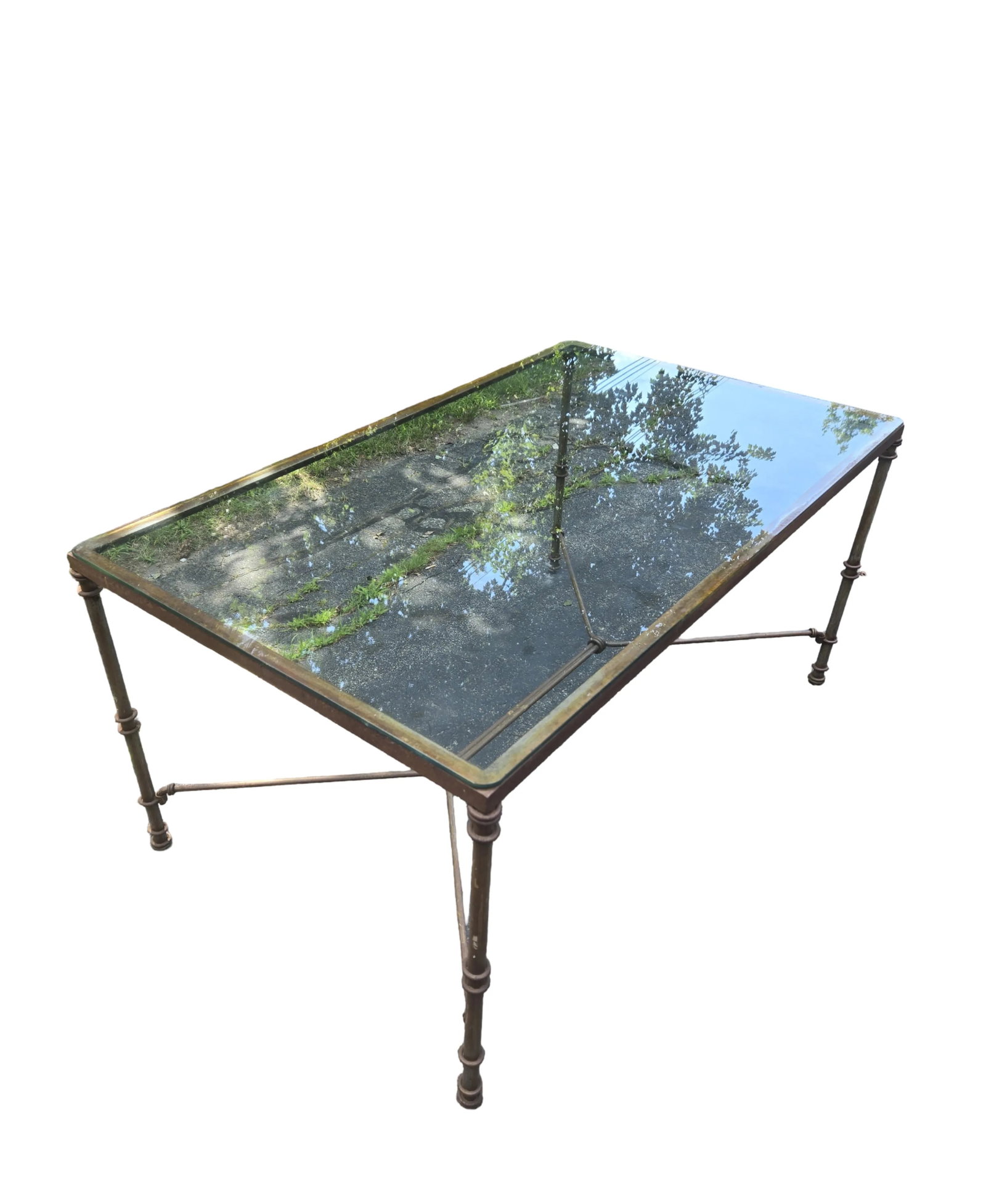 Late 20th Century Giacometti Inspired Wrought Iron Dining Table & 6 Chairs - 8