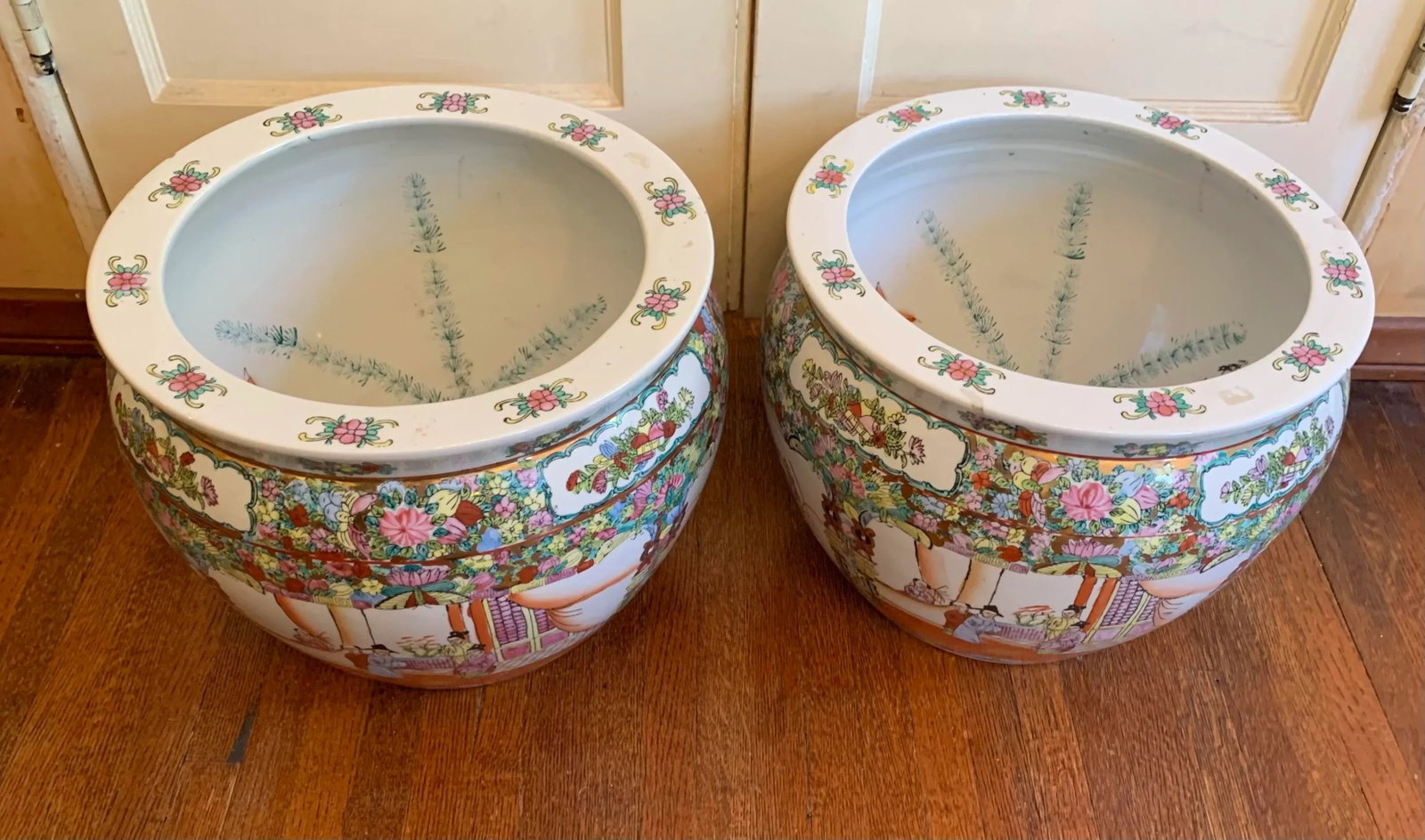 1970s Vintage Ceramic Chinese Fish Fish Bowls - Set of 2 - 2