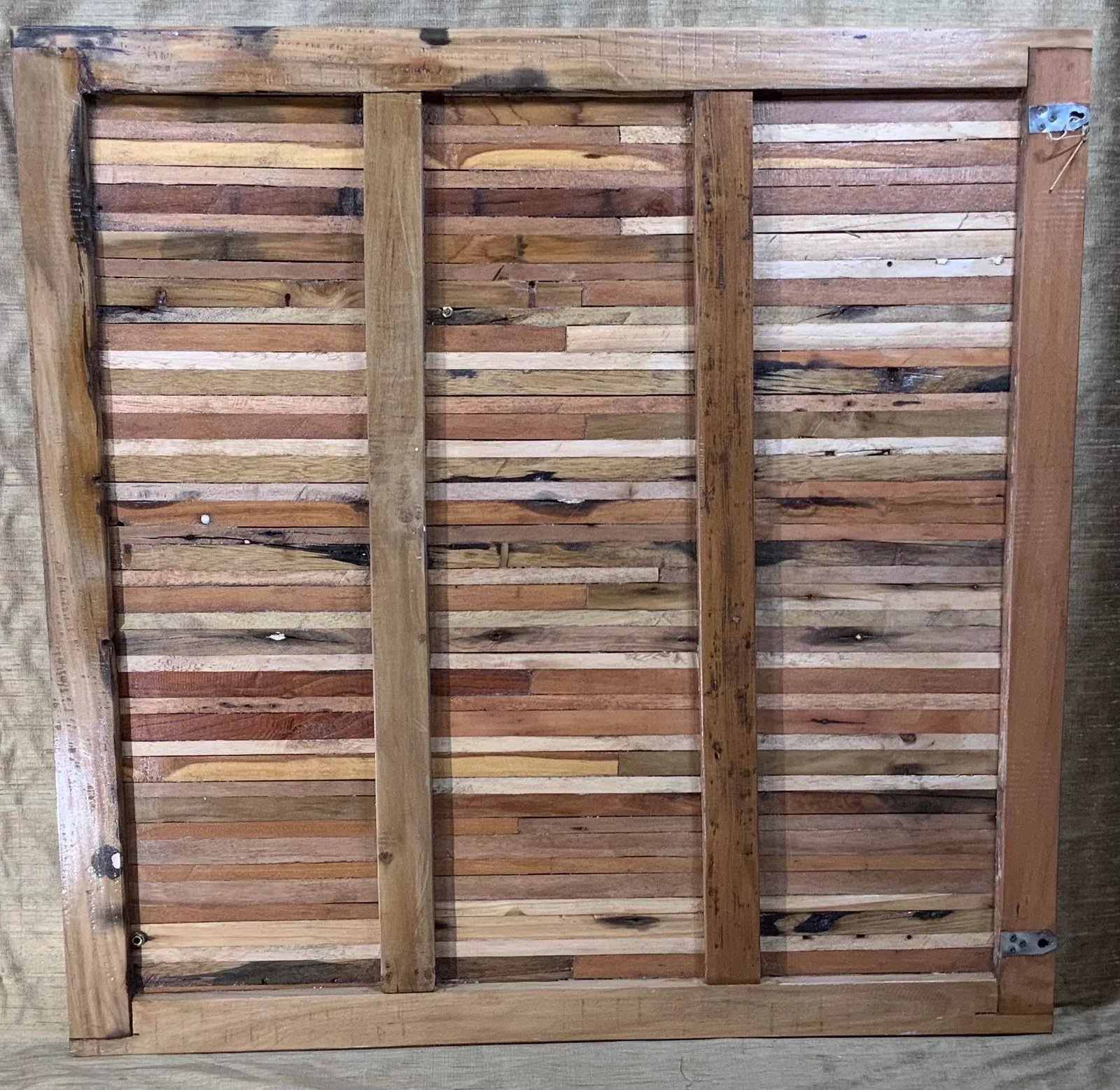 Abstract Reclaimed Wood Wall Sculpture - 11