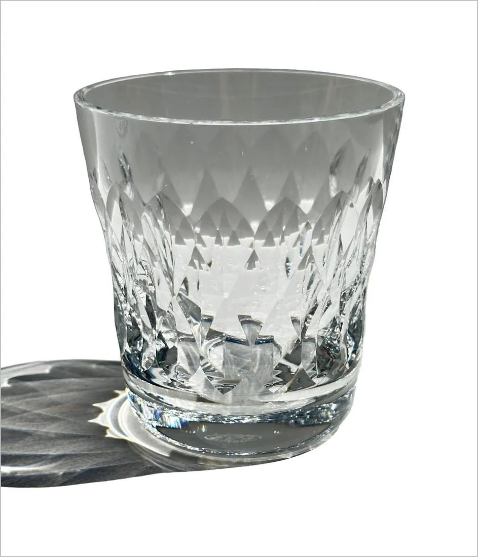 1970s Baccarat French Crystal Armagnac Old Fashion Whiskey Tumblers- Set of 6 - 4
