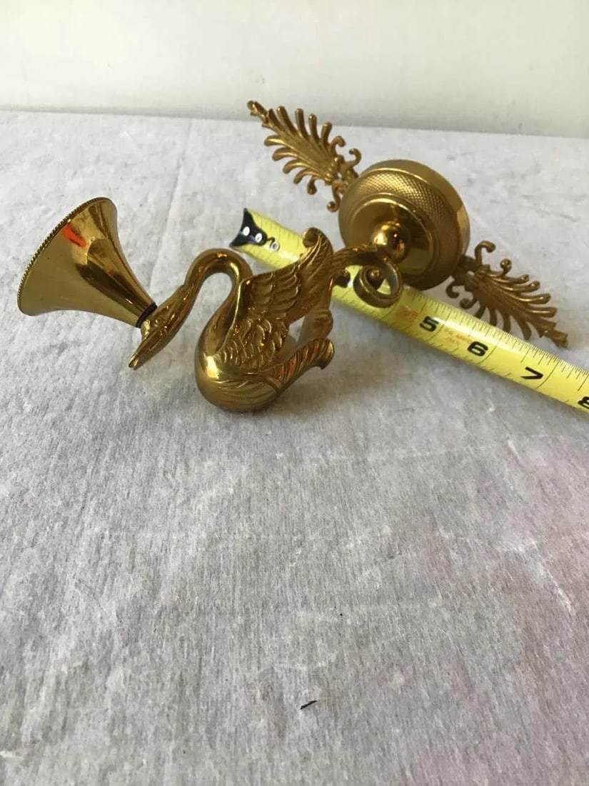 French Empire Bronze Swan Sconces - Set of 4 - 4