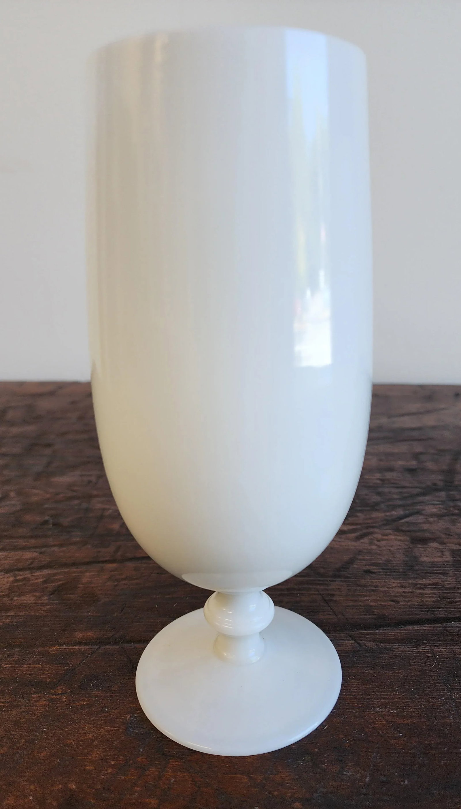 Vintage White Portieux Vallerysthal Juice or Iced Tea Glasses - Set of 4 - 13
