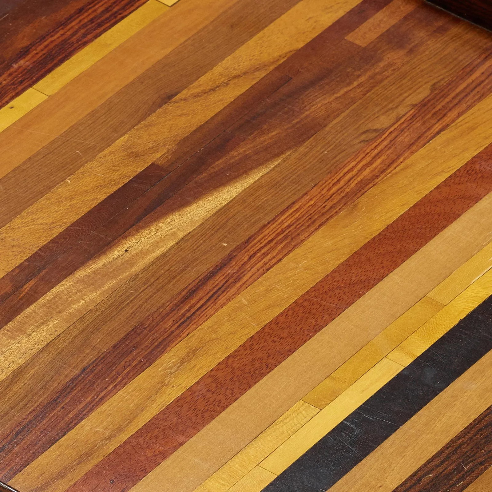 Vintage Exotic Wood Tray With Handles by Don Shoemaker - 6
