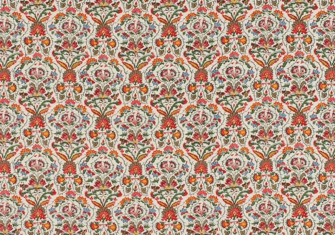 Shy Yard of Soane Musical Garden Fabric in Original on Linen Mga001 - 2