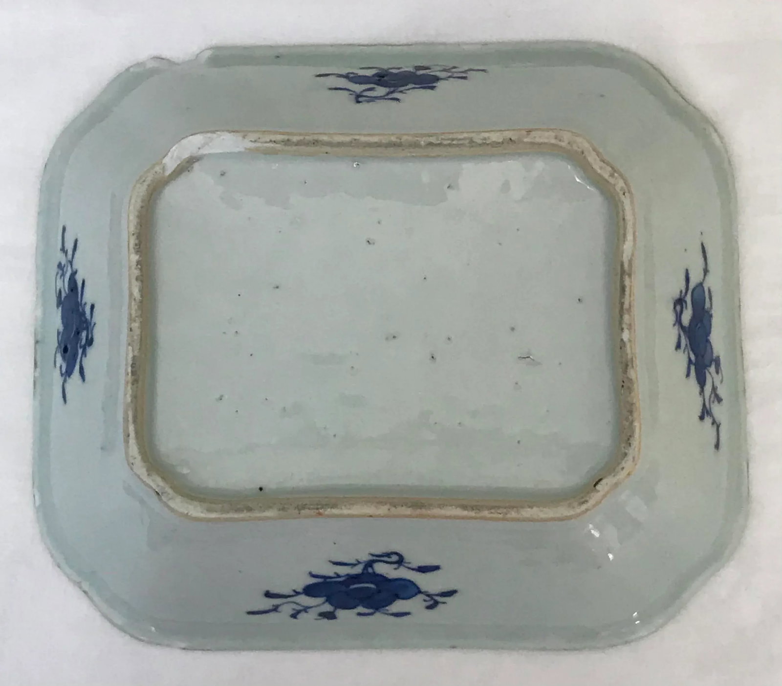 Antique Chinese Export Canton Blue Chinoiserie Vegetable Tureen and Cover - 7
