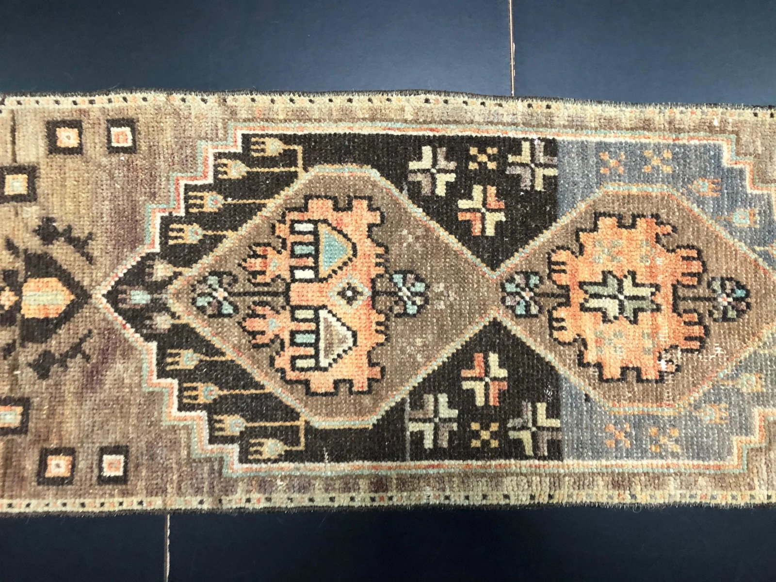 Vintage Home Turkish Handmade Tan and Gray Rug - 2