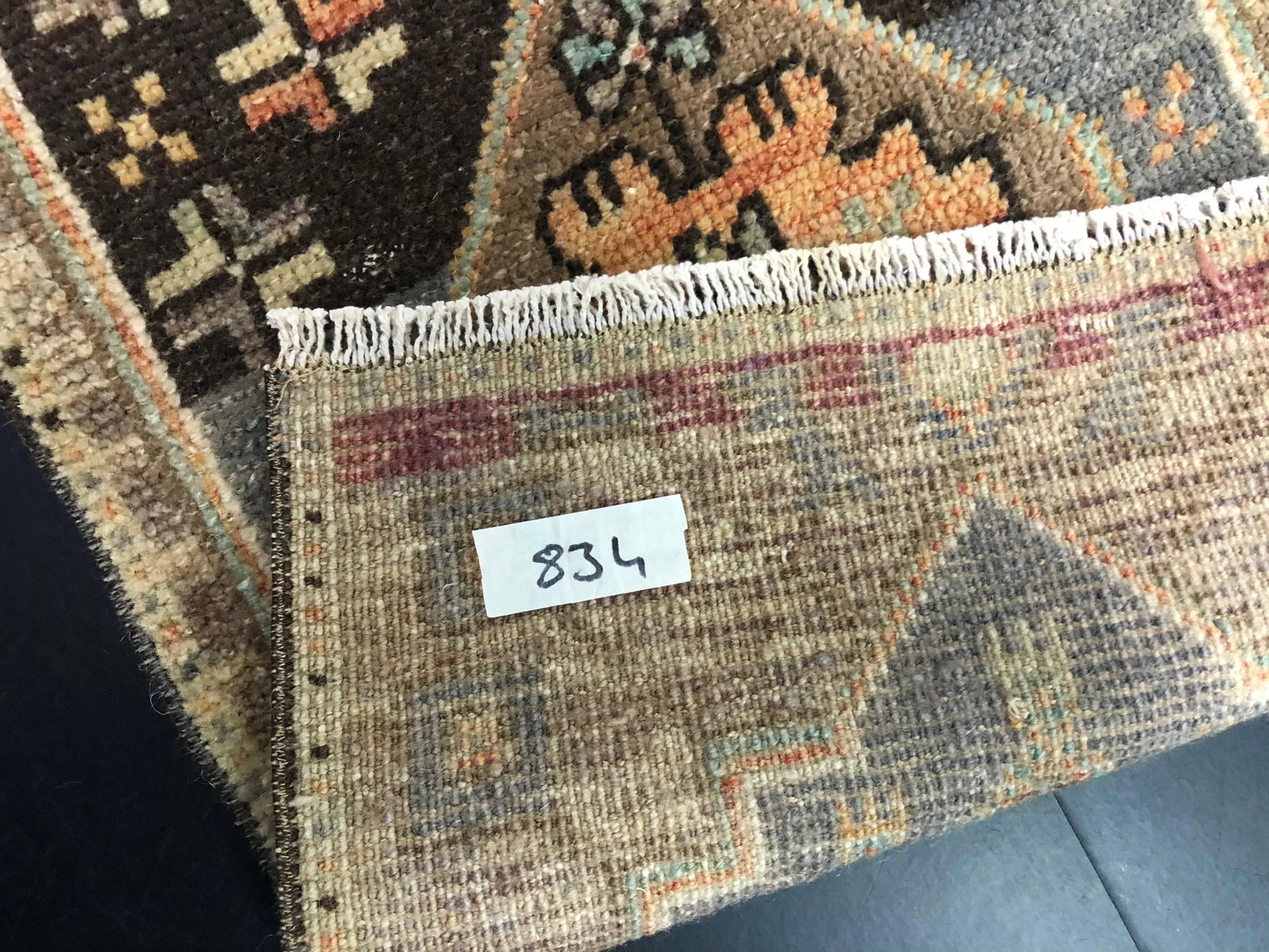 Vintage Home Turkish Handmade Tan and Gray Rug - 5