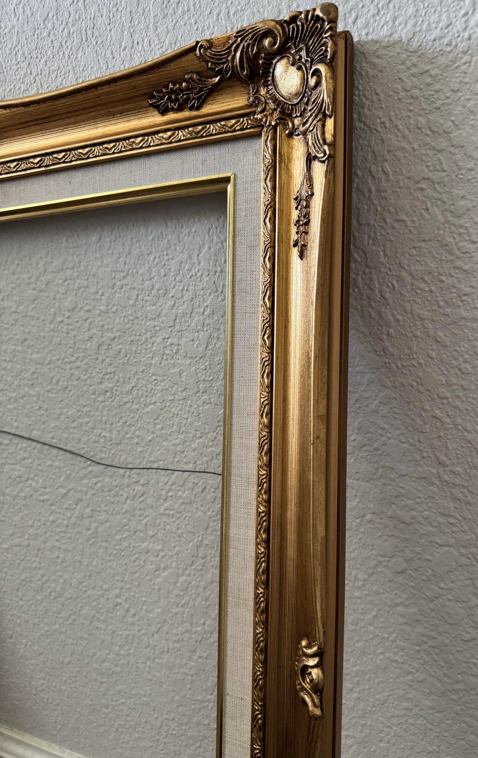 Vintage Ornate Gold Gilt Frame - 2