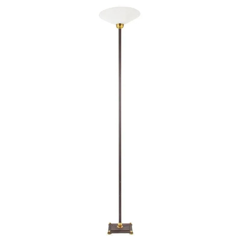 Slim Modernist Iron Torchiere Floor Lamp - 10