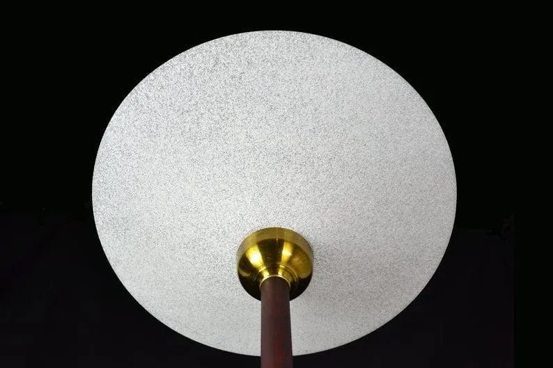 Slim Modernist Iron Torchiere Floor Lamp - 8