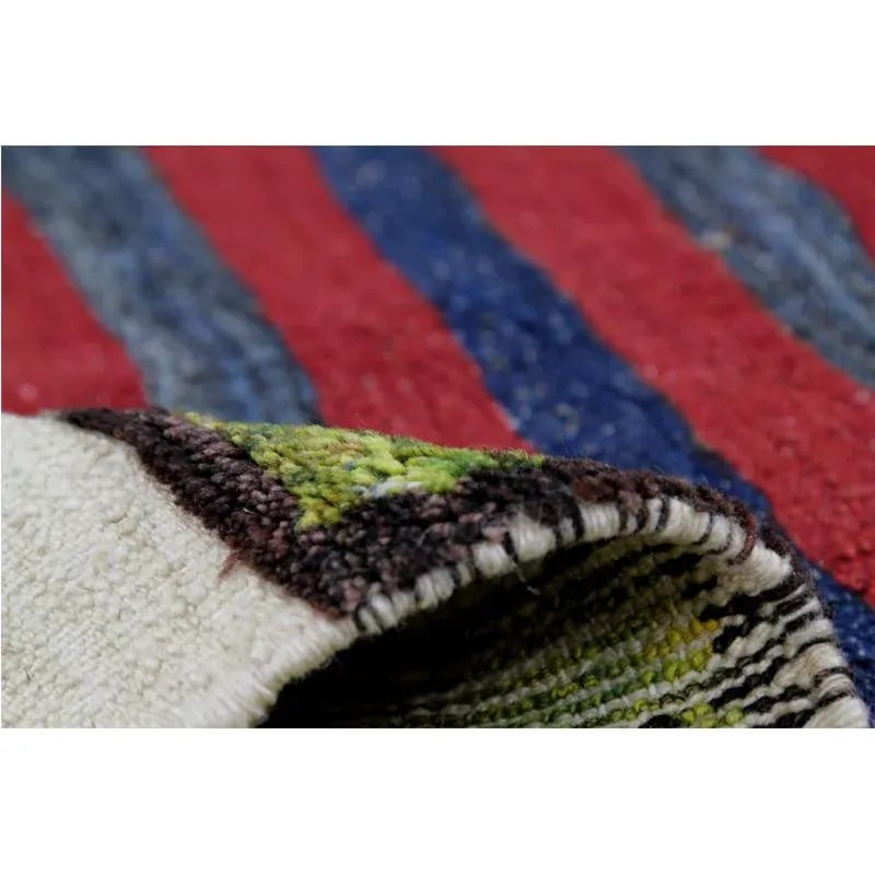 Handwoven Scandinavian Style Persian Kilim Area Rug 3'10"*5'6" - 10