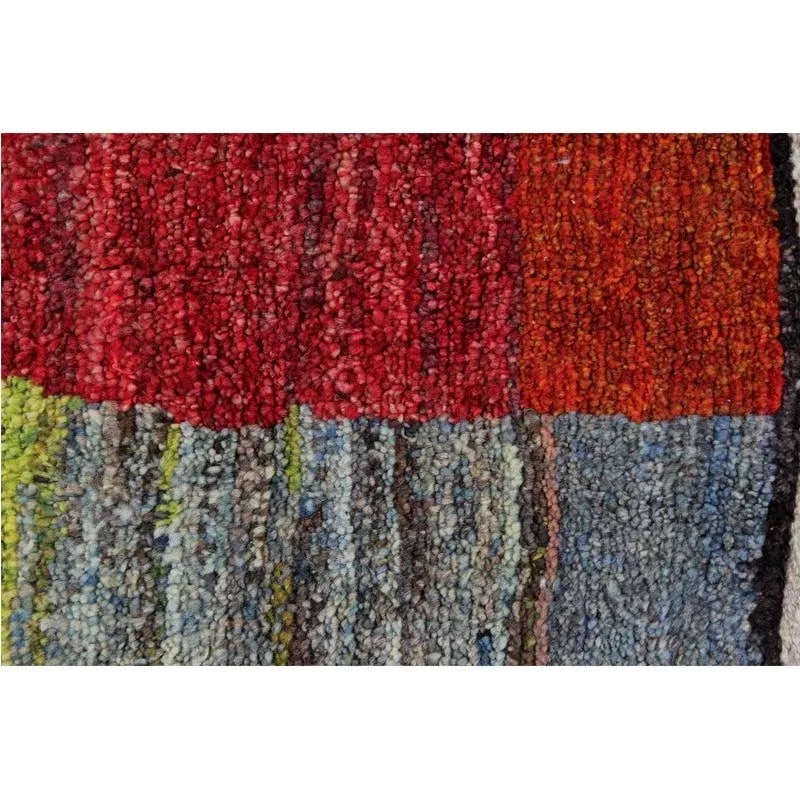 Handwoven Scandinavian Style Persian Kilim Area Rug 3'10"*5'6" - 9