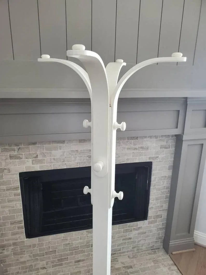 Italian Mid-Century Modern Ettore Sottsass Bentwood Coat & Hat Rack Hall Tree - 4