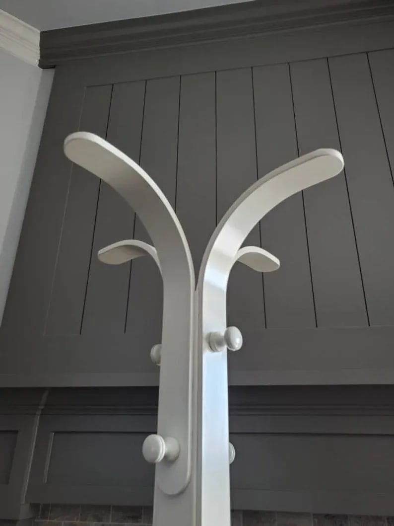 Italian Mid-Century Modern Ettore Sottsass Bentwood Coat & Hat Rack Hall Tree - 6