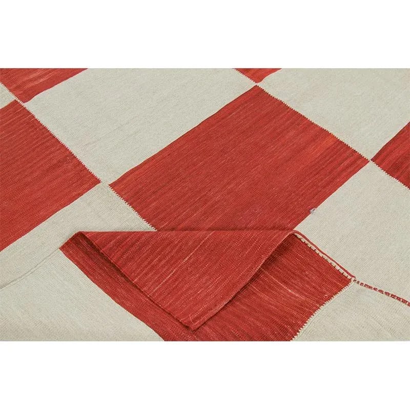 Handwoven Scandinavian Style Persian Kilim Rug 6'10"*9'1" - 10