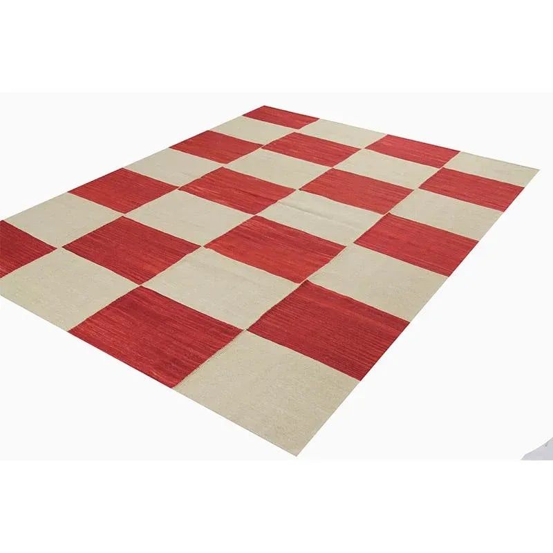 Handwoven Scandinavian Style Persian Kilim Rug 6'10"*9'1" - 6