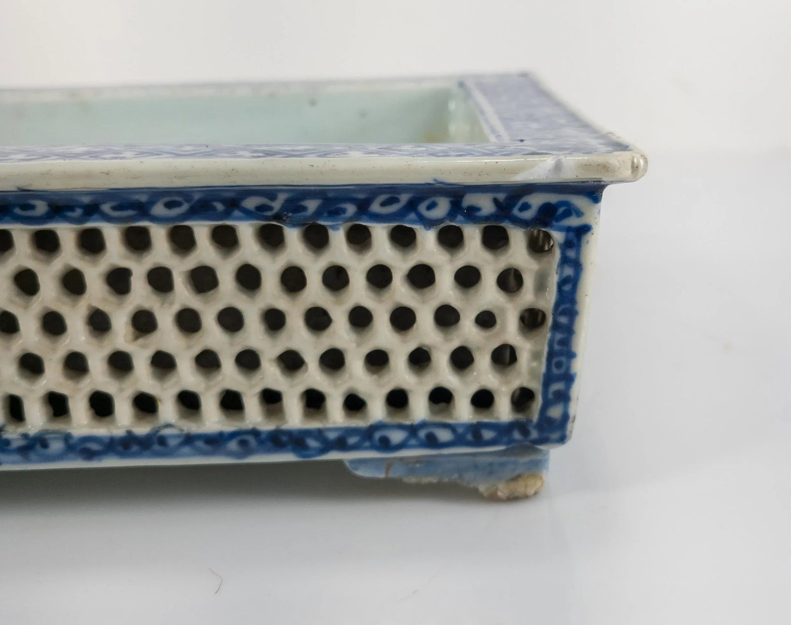 Japanese Low Rectangular Bonsai Jardiniere Planter - 10