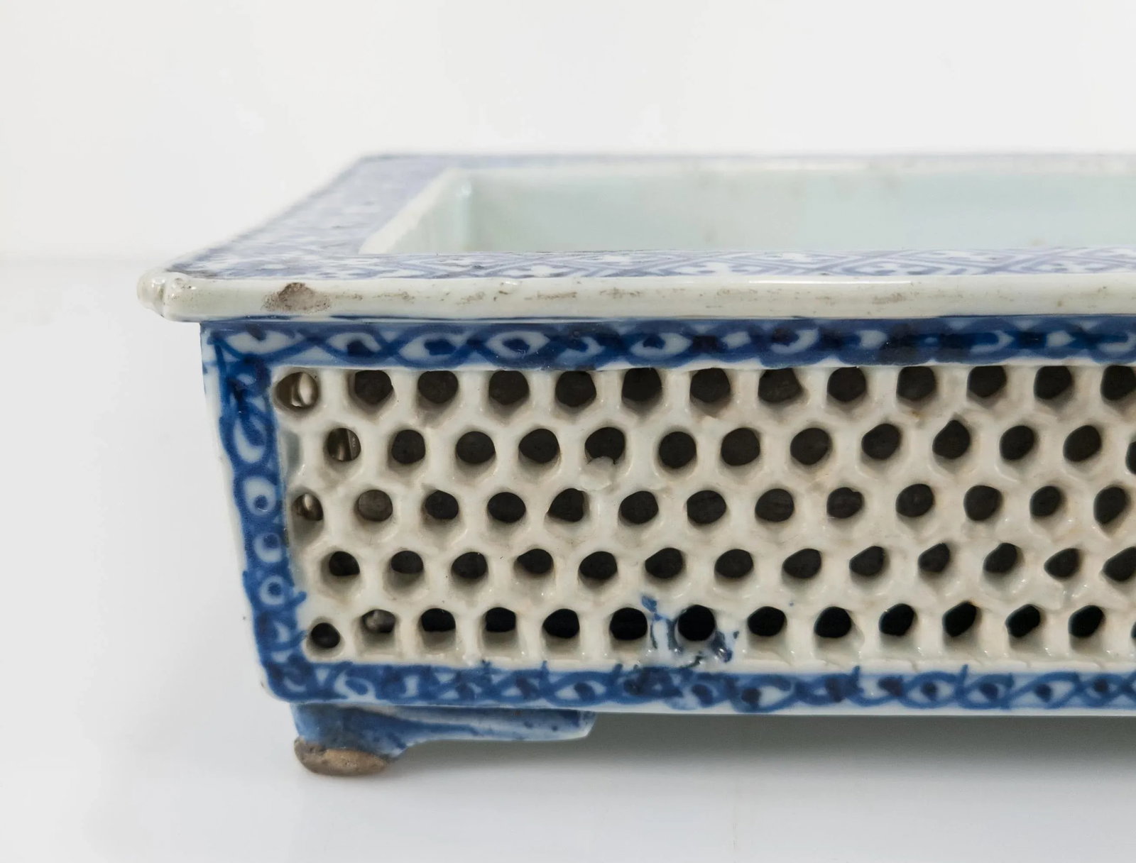 Japanese Low Rectangular Bonsai Jardiniere Planter - 11